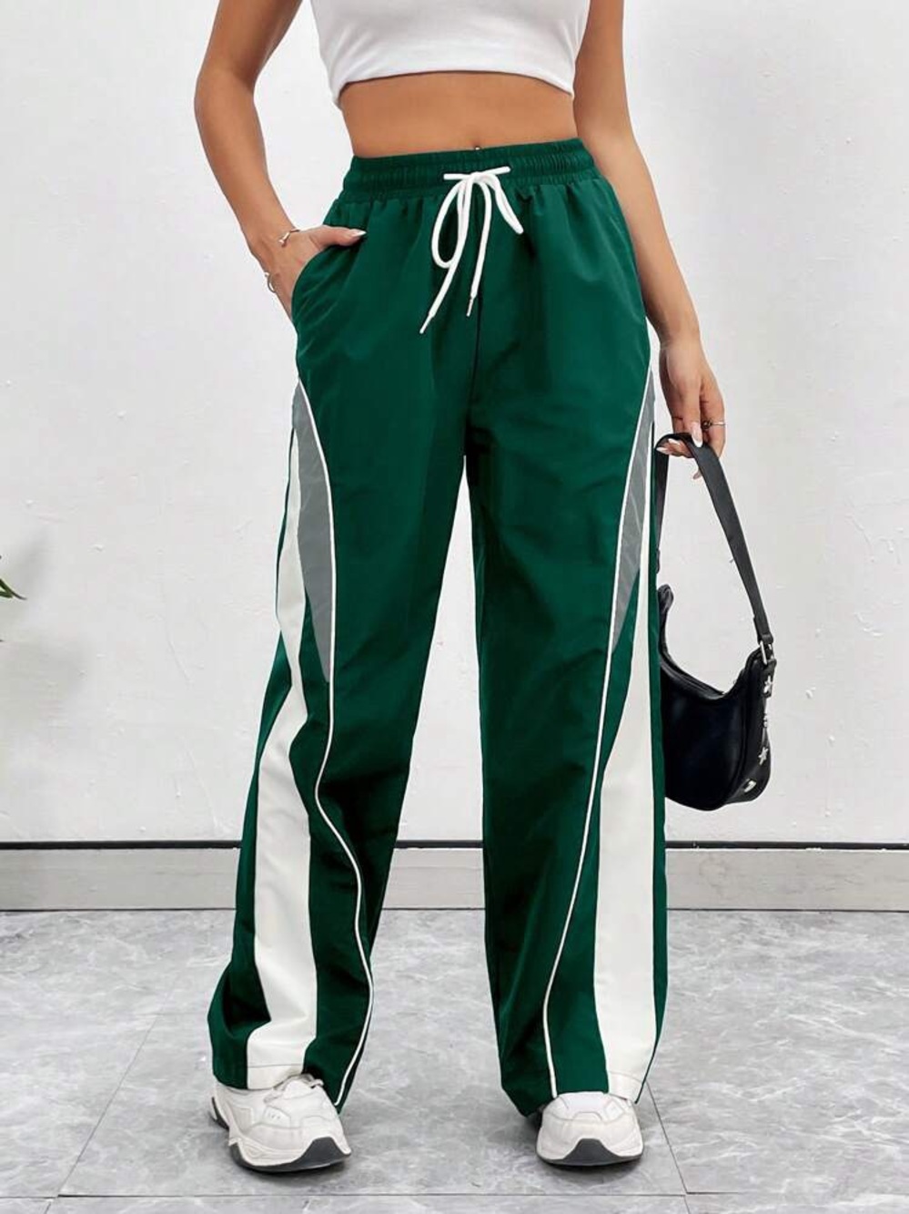 Green Track Pants